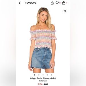 Briggs Top in Blossom Print by Petersyn